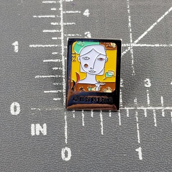 Starbucks Coffee Company Genuine Silver Tone Enamel Lapel Pin Employee Award - Picture 2 of 4